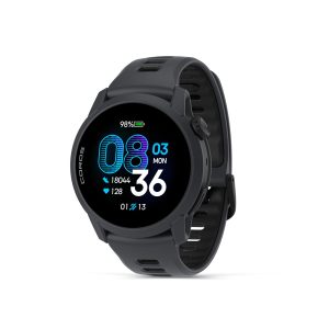 COROS PACE 4 Ultralight Sport GPS Watch (Black Silicone, Standard) 1.2" AMOLED Touchscreen,19 days of daily use, Voice Control, Advanced Training Tools, Accurate GPS, Heart Rate Monitor