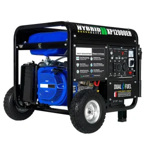 XP12000EH Dual Fuel Generator – 12,000W Gas/Propane, 457cc 4-Stroke Engine, EPA/CARB Compliant