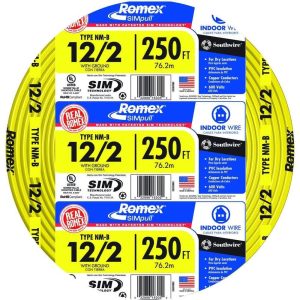 Southwire Romex SIMpull 250-ft 12/2 Non-Metallic Wire (By-the-Roll)-Instock