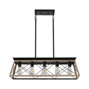 Gaierptone Farmhouse Chandeliers 5 -Light Multiple colors Iron Chandelier