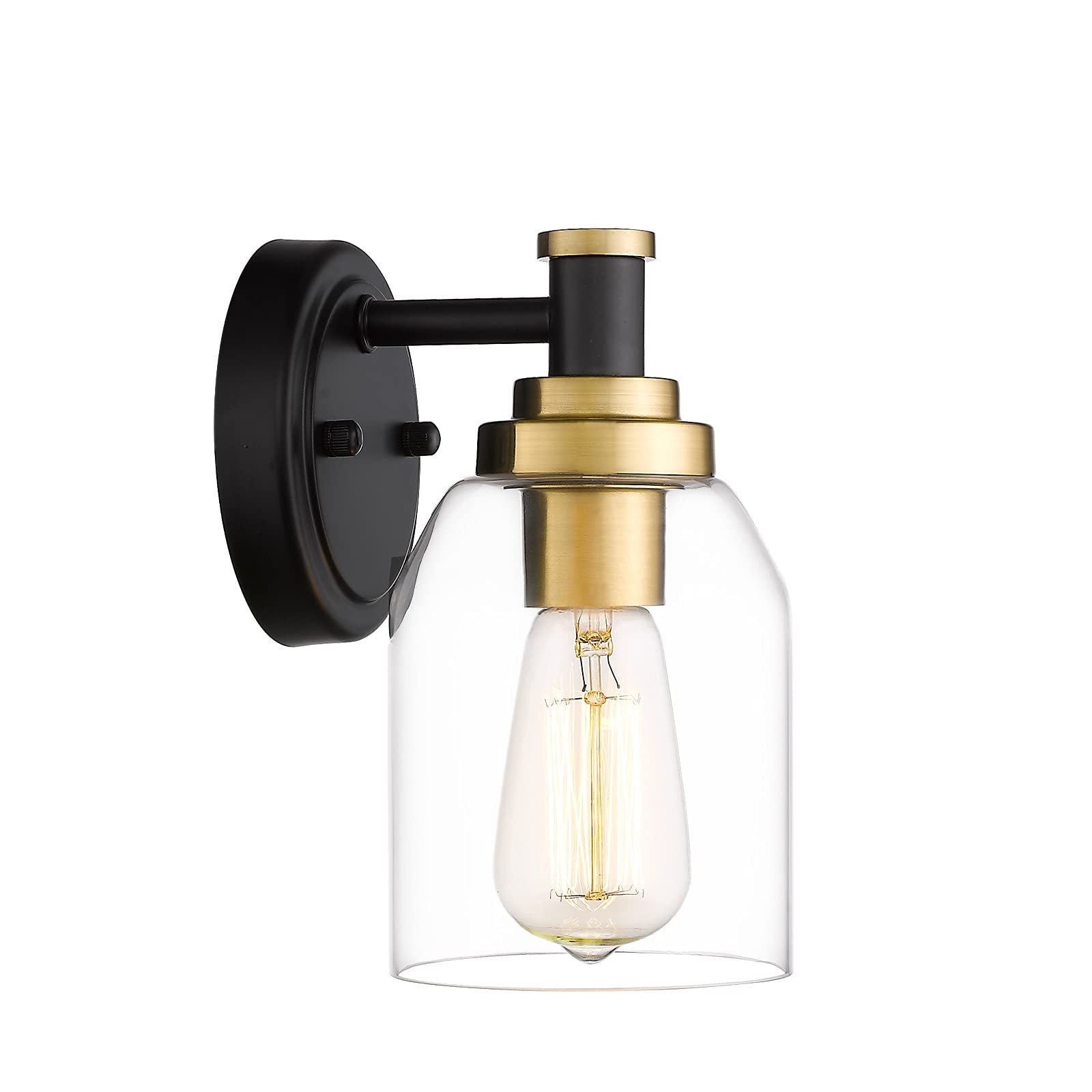 LTMATE JAZAVA 4.7-in 1 Light Black Industrial Bathroom Vanity light
