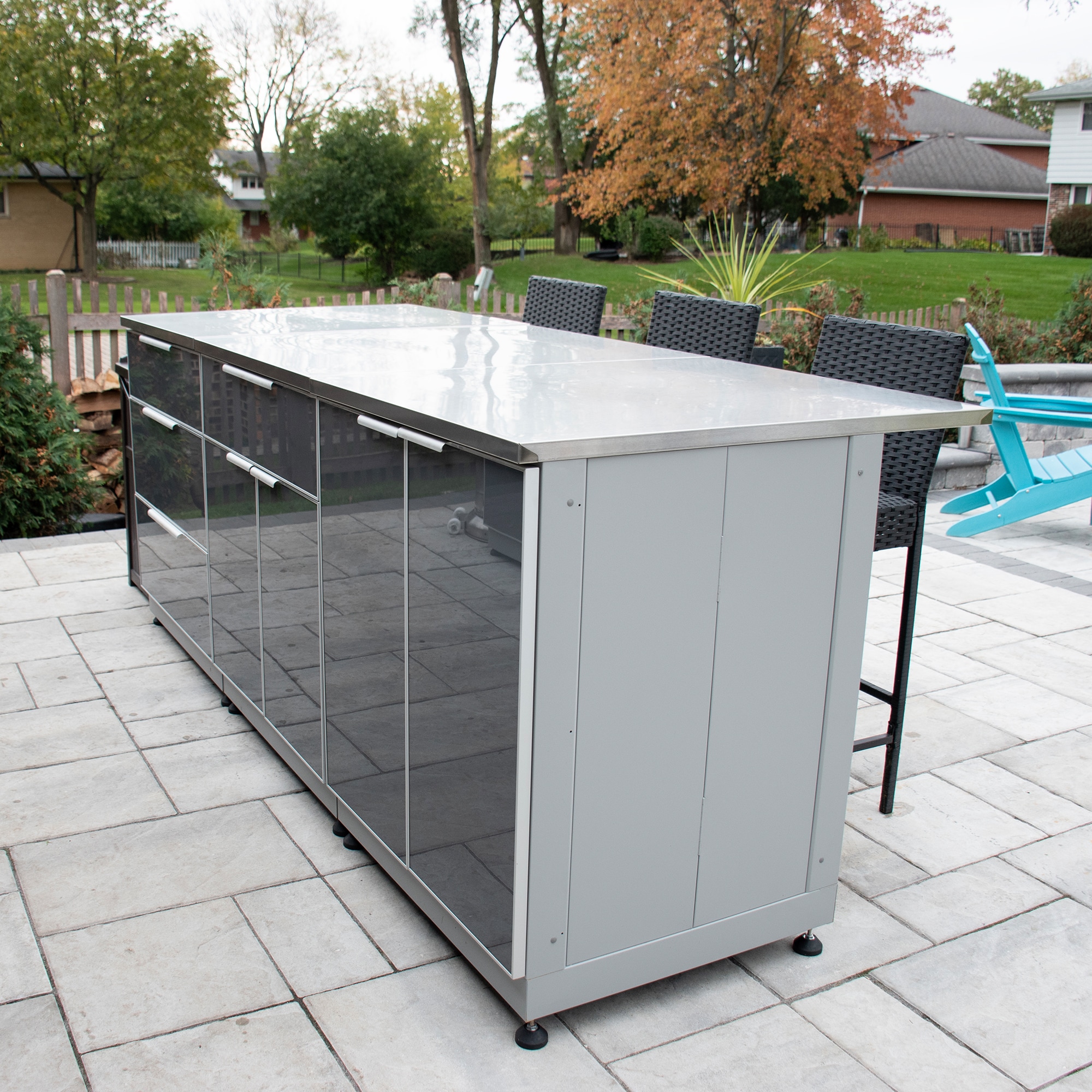Blue Sky Outdoor Living 30-in W Modular Outdoor Kitchen Countertop Slate Gray - Image 11