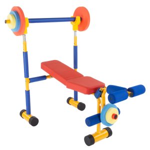 Kids Exercise Equipment Collection: Strength Training, Cardio, Endurance, and Active Play Essentials - Kids Weight Bench Set