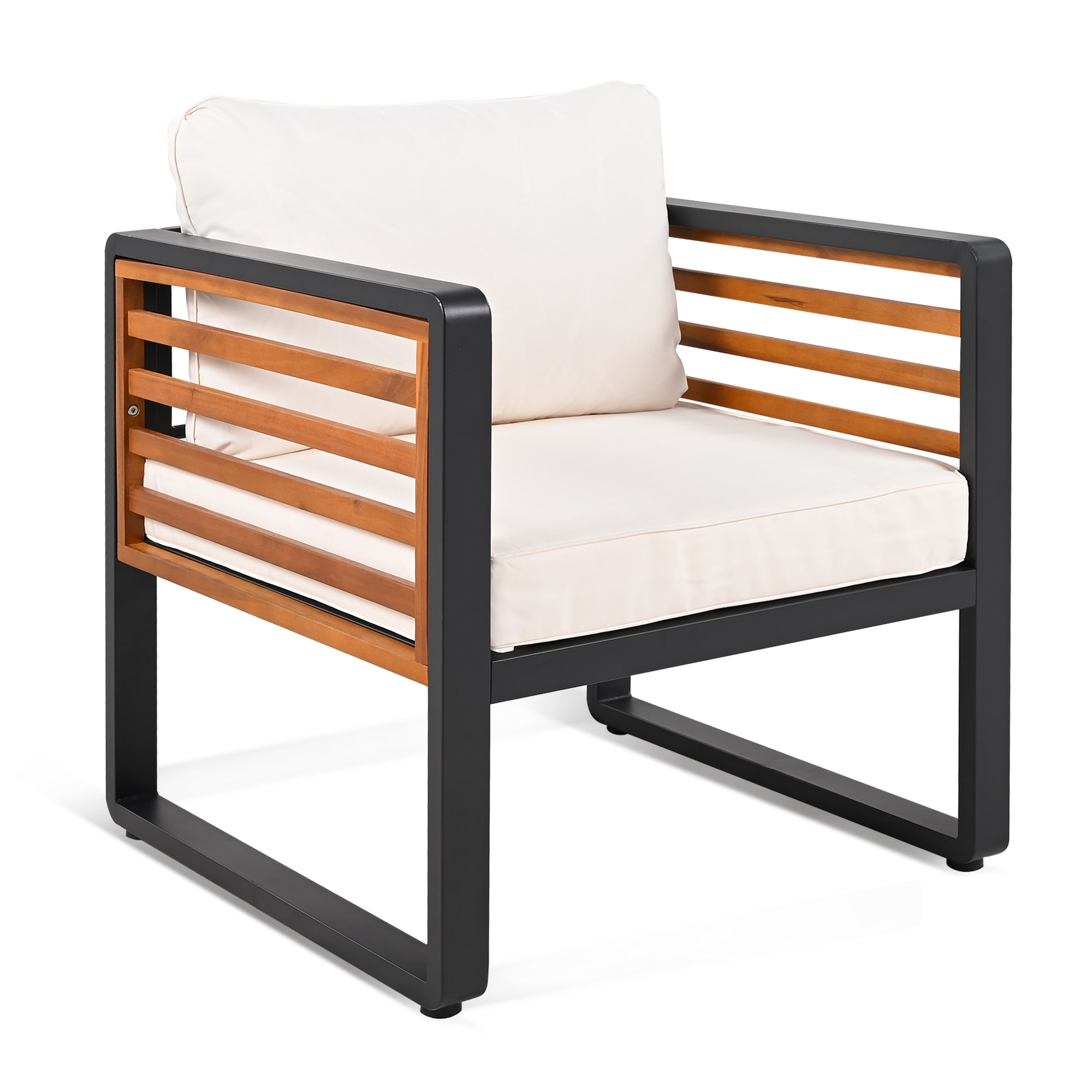 Xspracer 4 -Piece White Patio Conversation Set - Image 9
