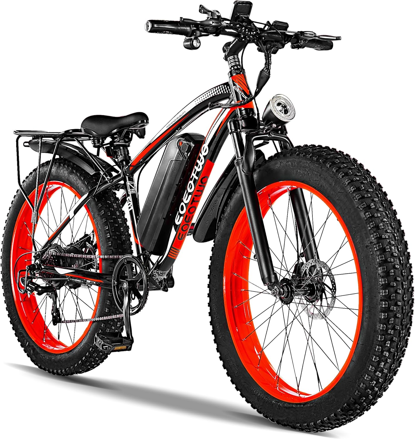 Electric Bike For Adults, 1500W Peak Motor, 26 Inch Fat Tire Electric Mountain Bike