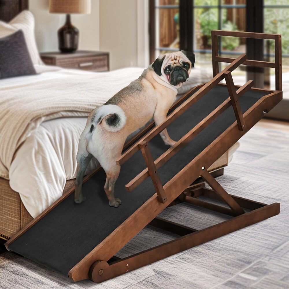 Esazn Foldable Brown Wood Cat Ramp - Image 10