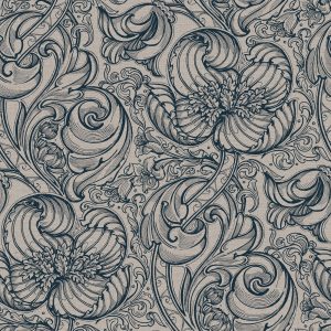 Galerie Off The Wall Down the Dilly Blue Wallpaper LB25116