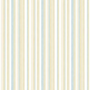 Galerie Just 4 Kids 2 Washed Striped Green Wallpaper G56500
