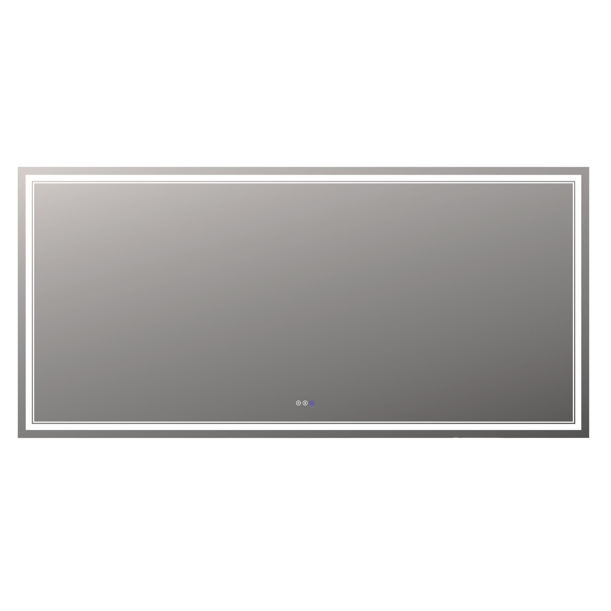 ES-DIY EIRA LED Bathroom Mirror 84-in x 40-in Polished Frameless Rectangle Dimmable LED Lighted Fog Free Bathroom Vanity Mirror ( White ) - Image 15