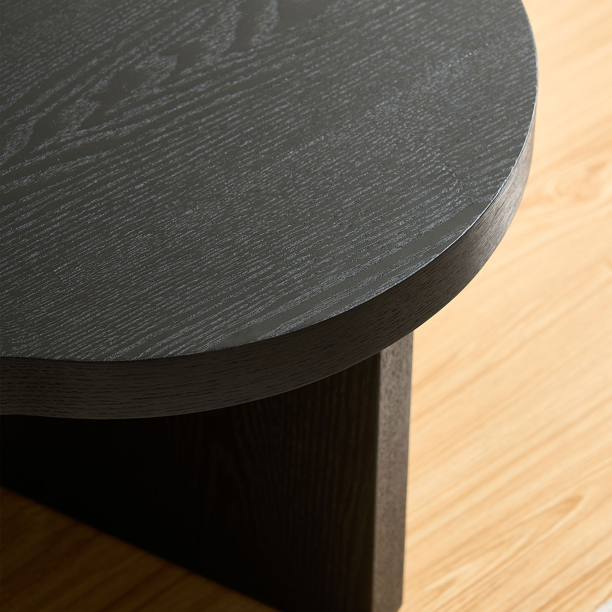 Bybafun Corner MDF Black 31.49-in W x 13.77-in H Coffee Table - Image 10