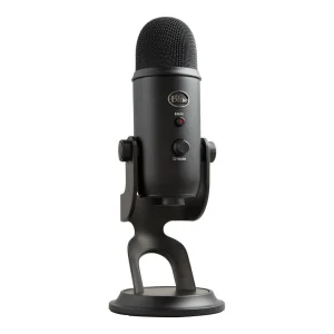 Logitech Blue Yeti USB Microphone, Multi-Pattern Condenser Mic, Plug & Play, Streaming, Podcasting & Recording