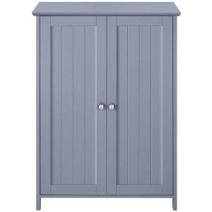 Yaheetech 24-in W Gray Modern Freestanding Bathroom Storage Cabinet