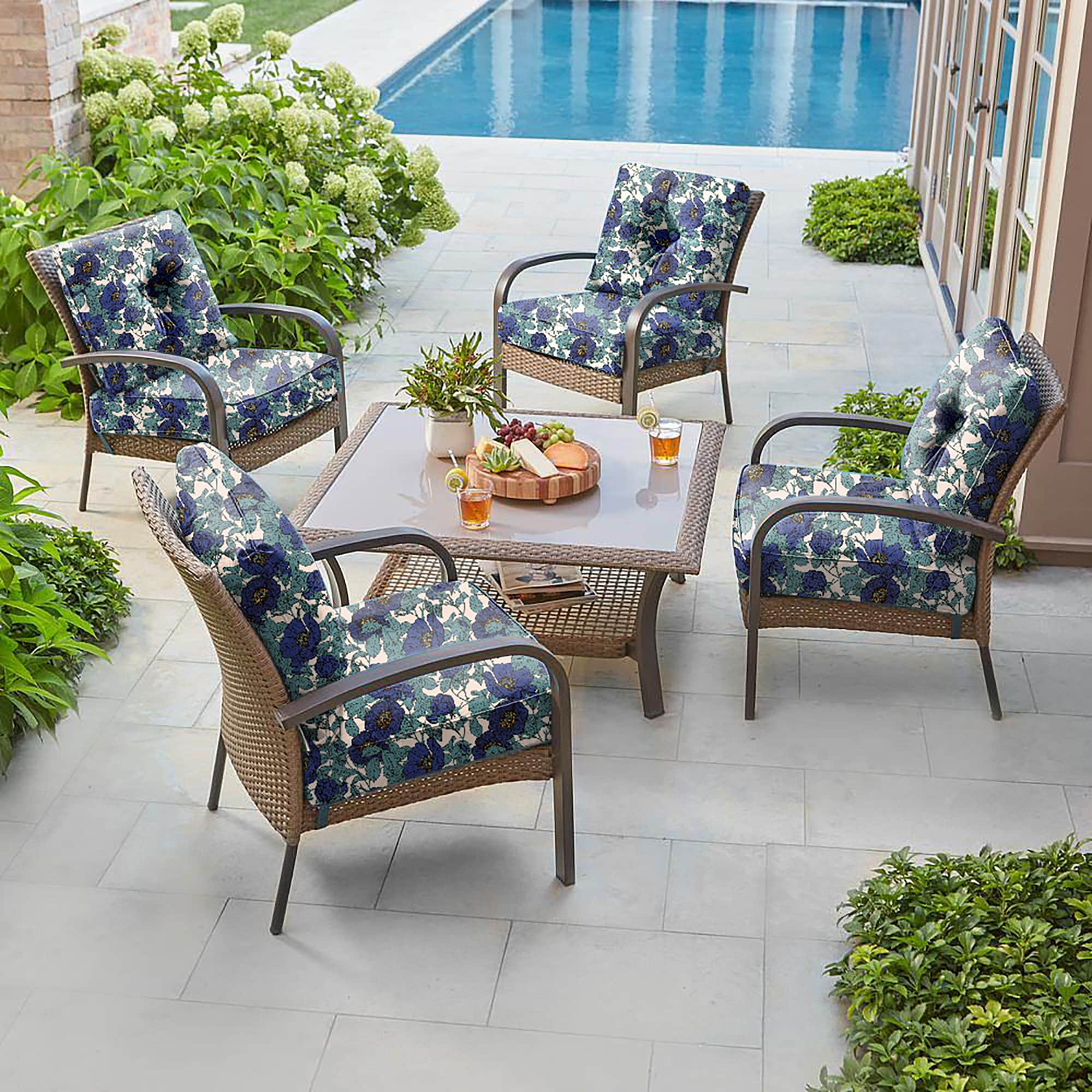 Artplan Deep Seat Pillow and High Back Chair Cushions Outdoor Water Repellent Replacement Patio Seating Cushions - Image 2