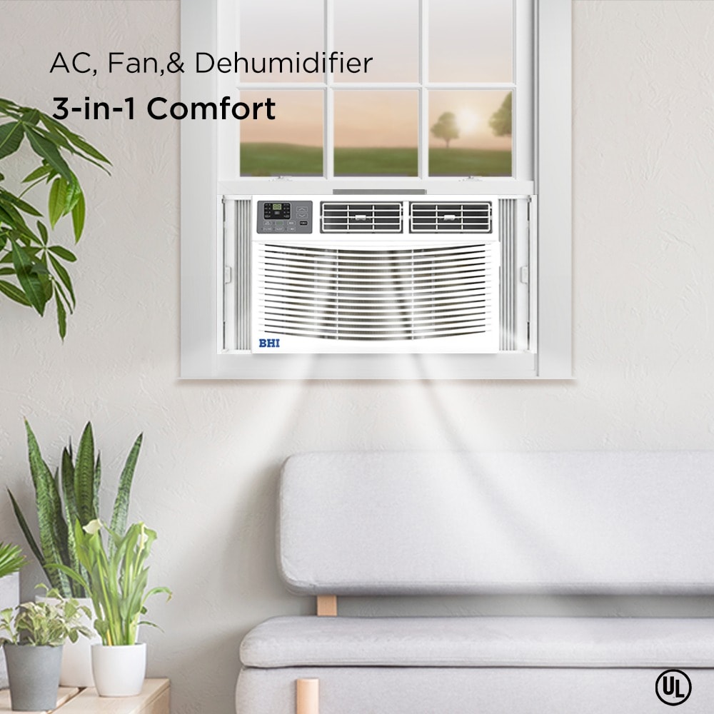BHI Medium Room Window Air Conditioner , Remote Included ( 115-Volt , 10000-BTU ) - Image 2