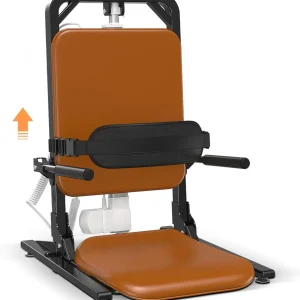 MAIDeSITe Electric Floor Lift Chair, 200 kg Load Capacity, Brown, 78 cm x 48 cm x 31 cm