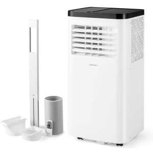 Costway 8000 BTU Portable Air Conditioner with Fan and Dehumidifier Remote Control