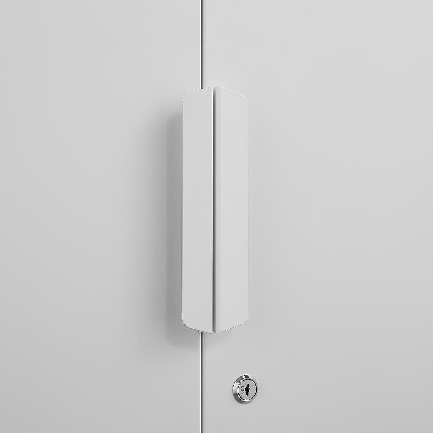 GZMR 70" 2-Door White Metal Pantry Cabinet Contemporary/Modern White Pantry - Image 13