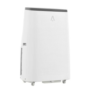 IdealHouse Gray 4-In-1 Portable Air Conditioner 14000 BTU Vertical Design With Cooling Dehumidifier Fan Timer Low Noise Remote Control For Apartment Bedroom Office Cools 750 Sq Ft