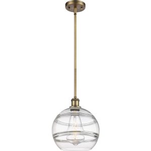 Innovations Lighting 516-1S-BB-G556-10CL Ballston Rochester Mini Pendant Brushed Brass