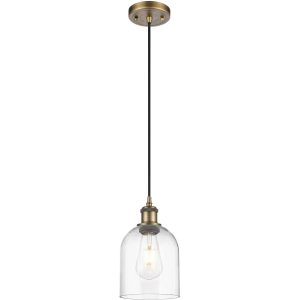 Innovations Lighting 516-1P-BB-G558-6CL Ballston Bella Mini Pendant Brushed Brass