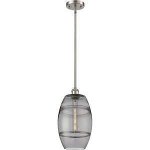Innovations Lighting 516-1S-SN-G557-8SM Ballston Vaz Mini Pendant Brushed Satin Nickel