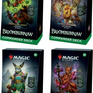 Magic: The Gathering Bloomburrow Commander Deck Bundle - 4 Decks
