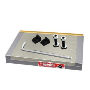 6x12Inch Rectangular Magnetic Chuck (150x300mm), Permanent Magnet Chuck with 100-120 N/cm&sup2; Magnetic Force for Surface Grinding Machine