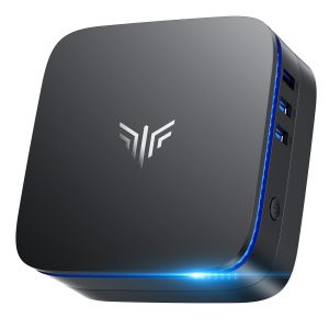 KAMRUI AK1PLUS Mini PC Computer, Intel Celeron N5095 (Up to 2.9GHz), 16GB RAM 256GB SSD, Dual 4K Mini Desktop Computer, Support 2.5'' SSD Expansion, WiFi, Bluetooth, Ethernet, Business Home Office PC