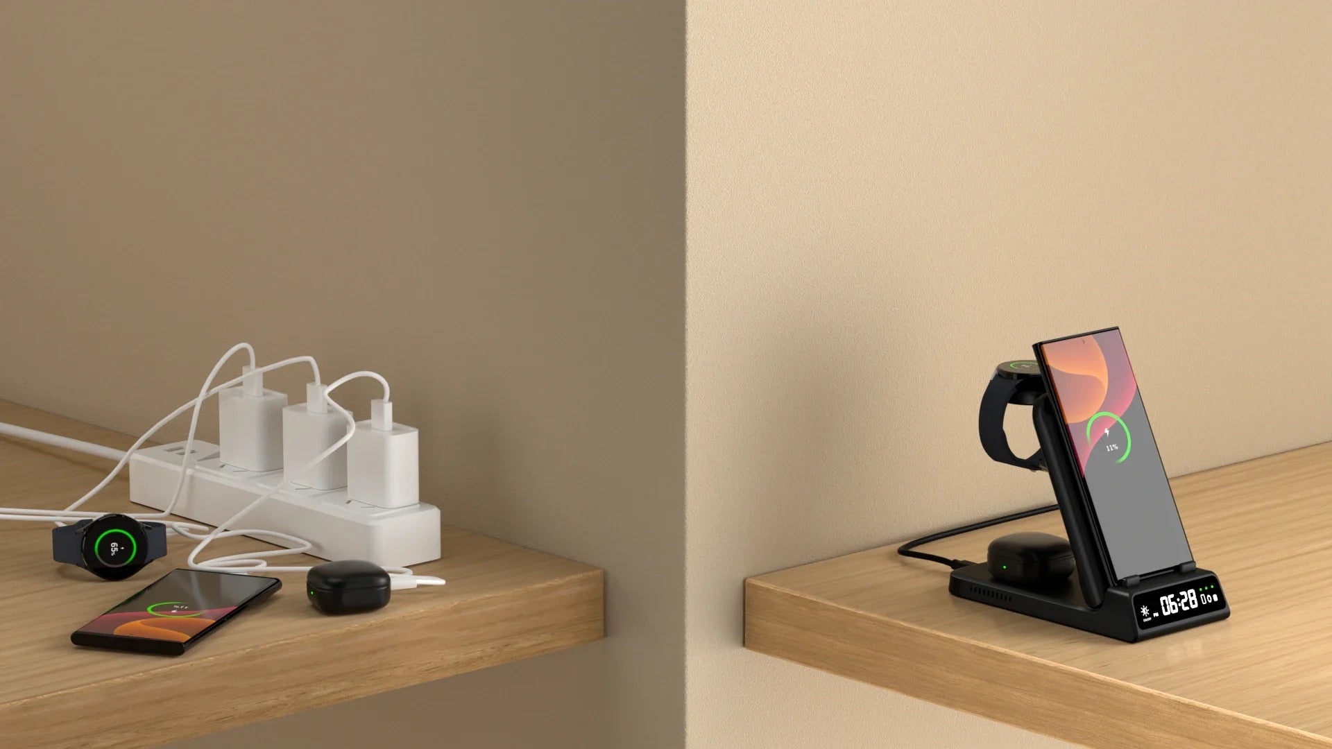 3-in-1 Wireless Charging Dock – Foldable Design for Devices - Image 8