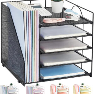 Desktop Organizer for Paper with 5 Tiers