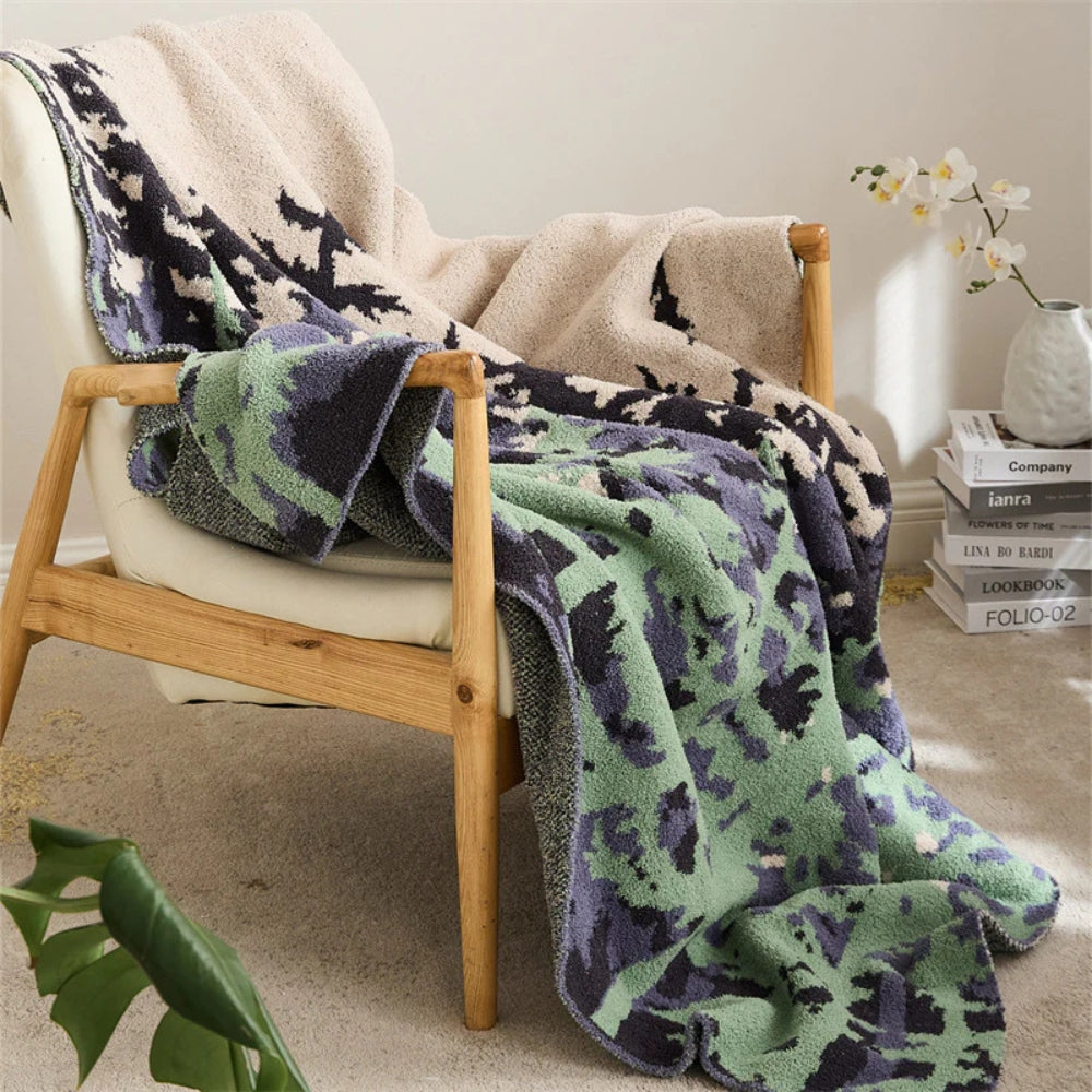 Throw Blanket Half-Velvet Microfiber Machine Washable - Image 2