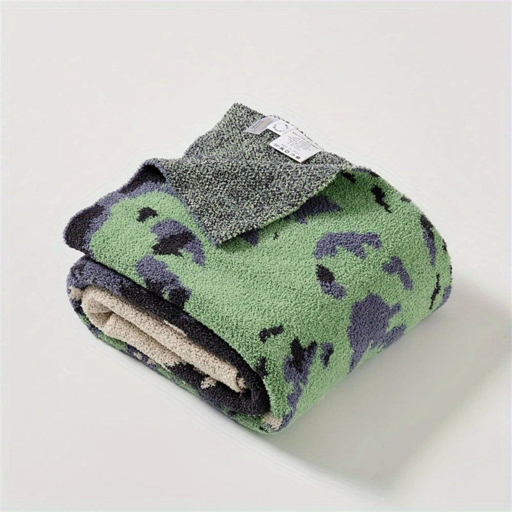 Throw Blanket Half-Velvet Microfiber Machine Washable - Image 4