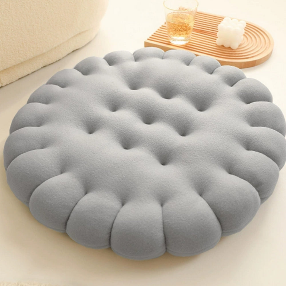 Seat & Back Cushion Plush Biscuit Shape Supportive Foam - Image 4