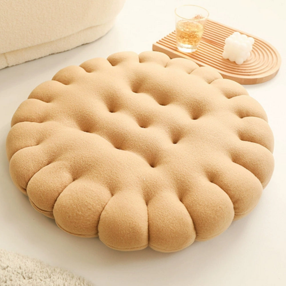 Seat & Back Cushion Plush Biscuit Shape Supportive Foam - Image 3