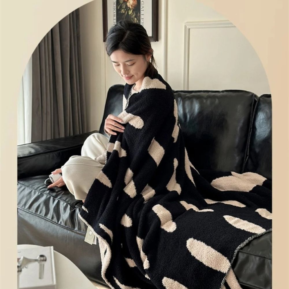 Throw Blanket Lightweight Reversible Velvet Nap Machine Washable - Image 5