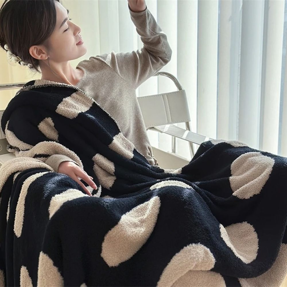 Throw Blanket Lightweight Reversible Velvet Nap Machine Washable - Image 6