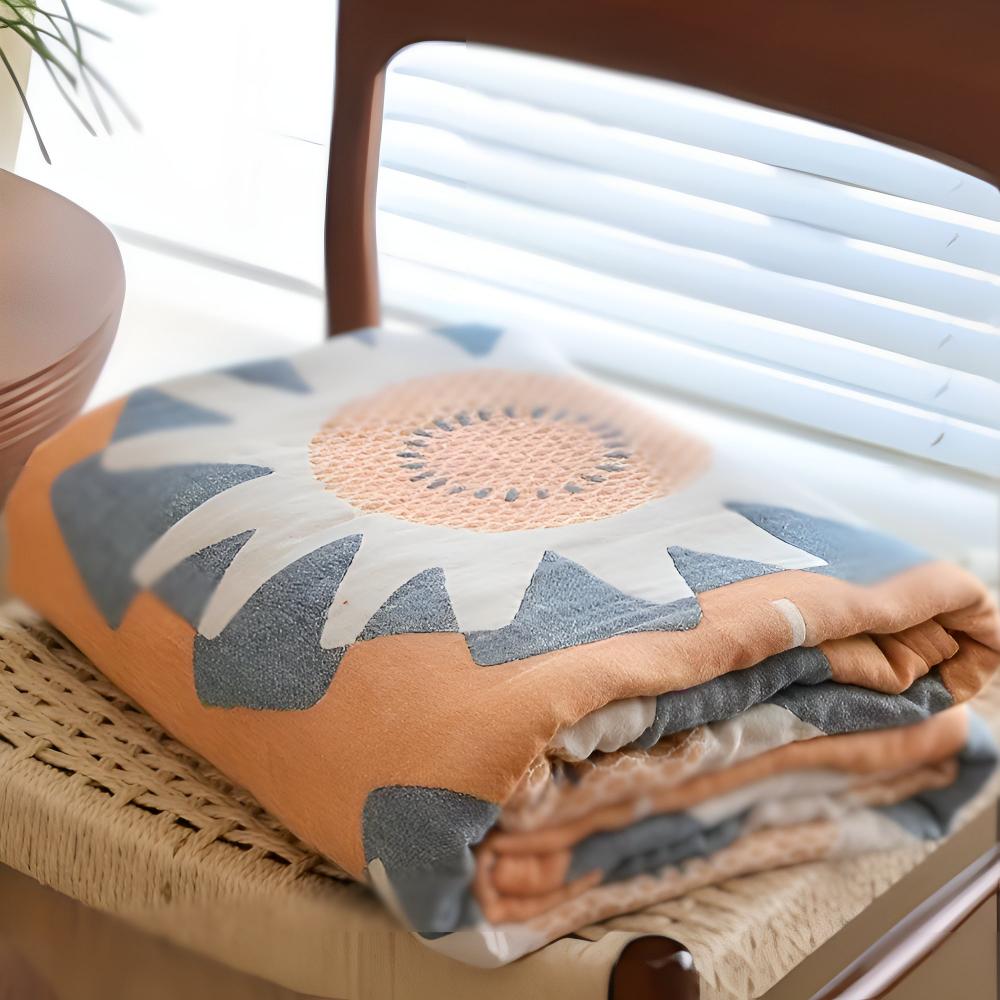 Throw Blanket Pure Cotton Lightweight & Breathable - Image 3