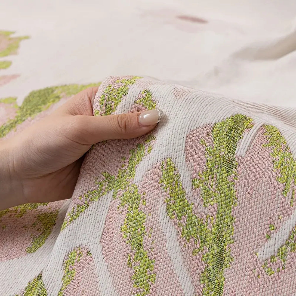 Sofa Cover Chenille Leaf Pattern Non-Slip Machine Washable - Image 9