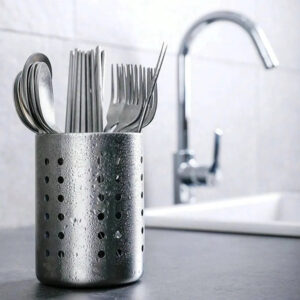 Cutlery Organizer Stainless Steel Drain Tray