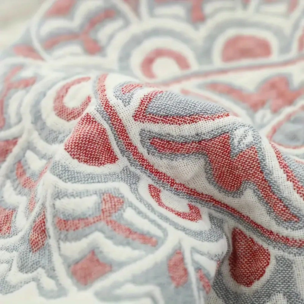 Cotton Blanket Multi-Layer Muslin Breathable & Machine Washable - Image 4