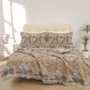 Throw Blanket Oversized 100% Cotton Boho Woven