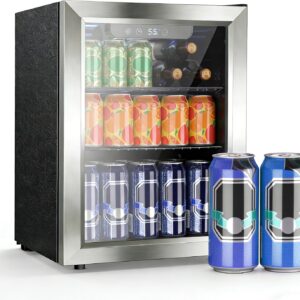 1.7 Cu Ft Beverage Refrigerator and Mini Fridge Cooler - 68 Can Capacity 58048RWC0