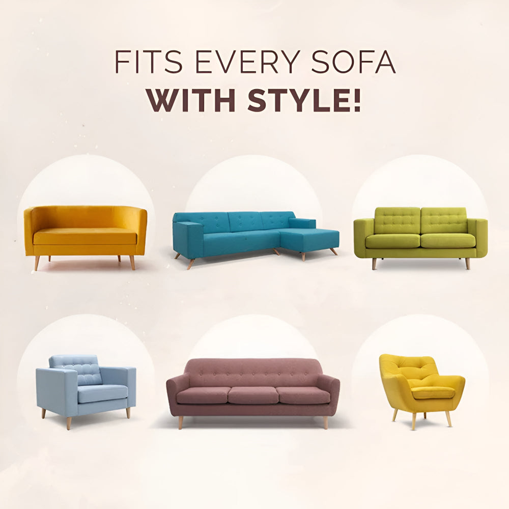 Sofa Cover Microfiber Blend Pet Fur & Spill Resistant - Image 8