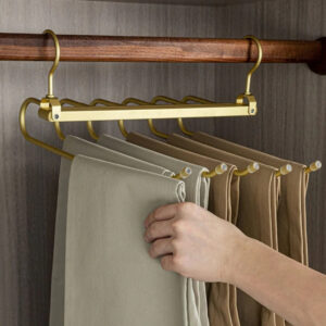 Trouser Hanger Space-Saving Foldable 360° Rotating