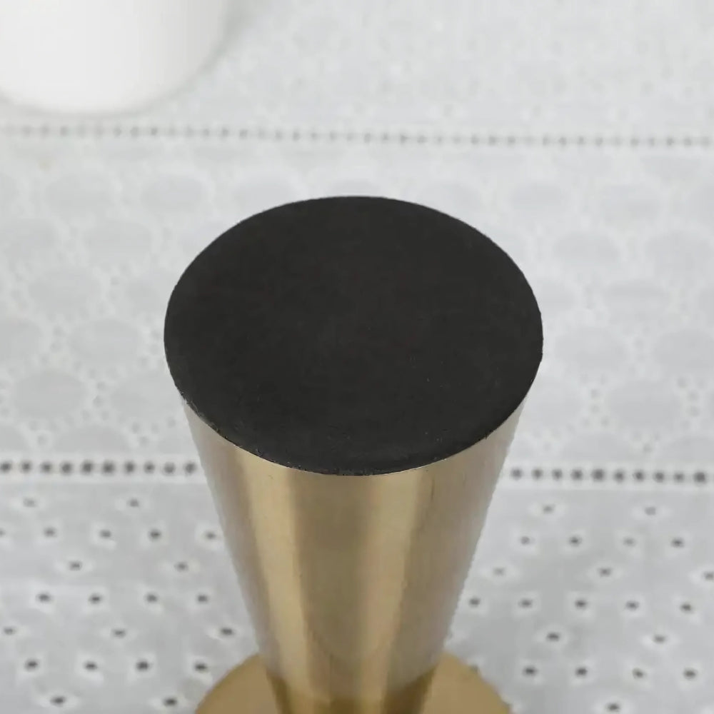 Candle Holders Handcrafted Brushed Brass Set of 3 - Image 6