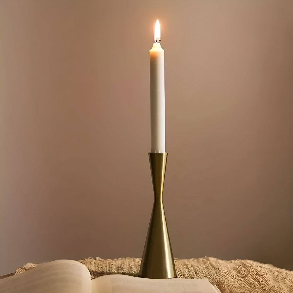 Candlesticks Nordic Waist Lacquered Iron Set of 3 - Image 6