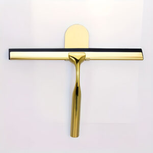 Squeegee Stainless Steel Gold Finish Non-Slip Handle