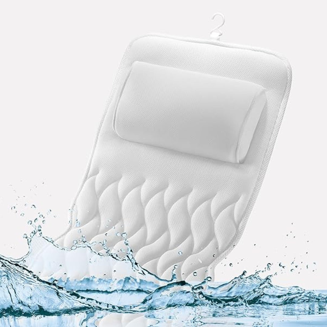 Bathtub Pillow Ergonomic Full-Body Breathable Mesh & Quick-Dry - Image 3