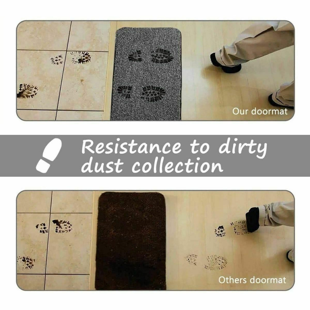 Entryway Door Mat Absorbent Microfiber Non-Slip Backing & Machine Washable - Image 3