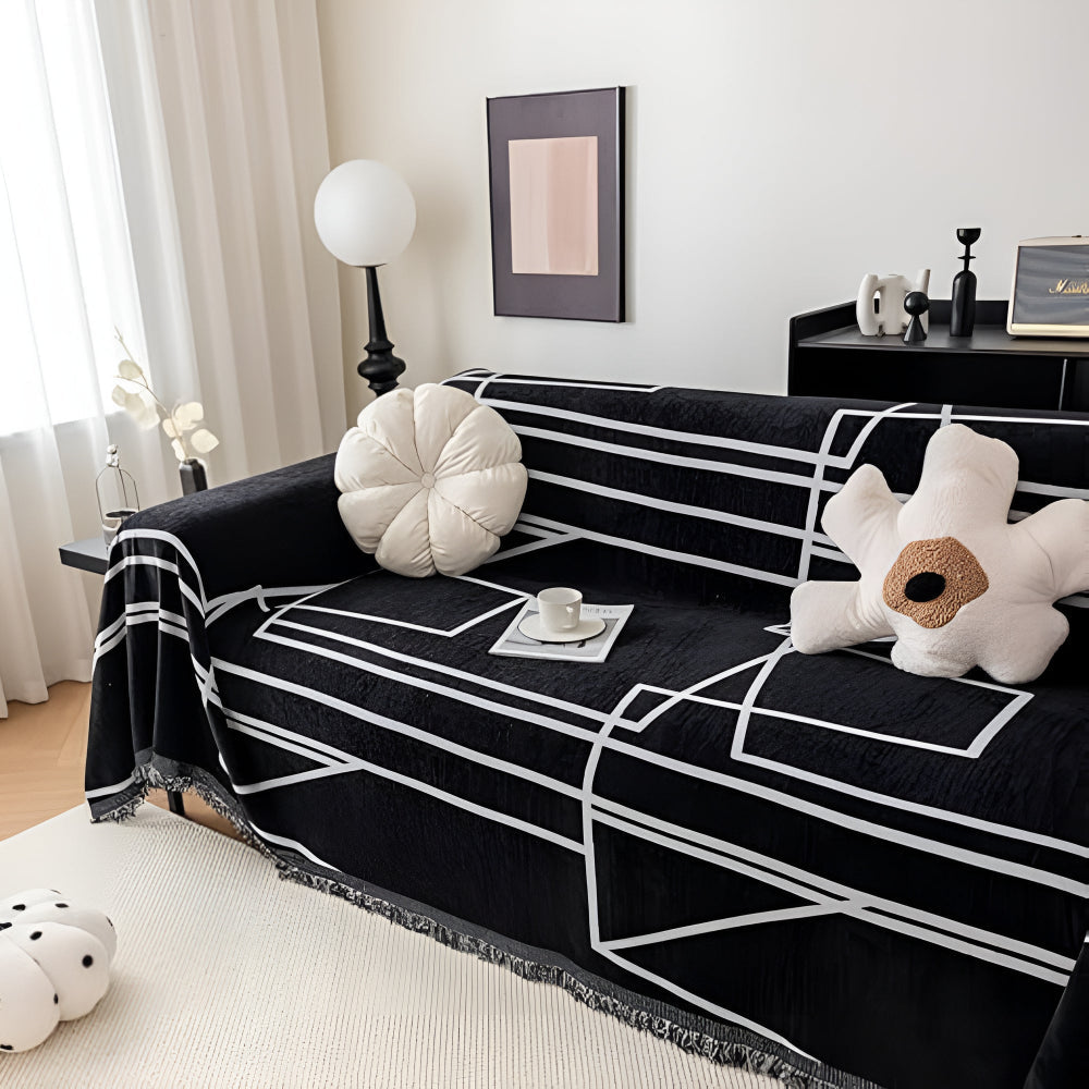 Sofa Cover Microfiber Blend Pet Fur & Spill Resistant - Image 4